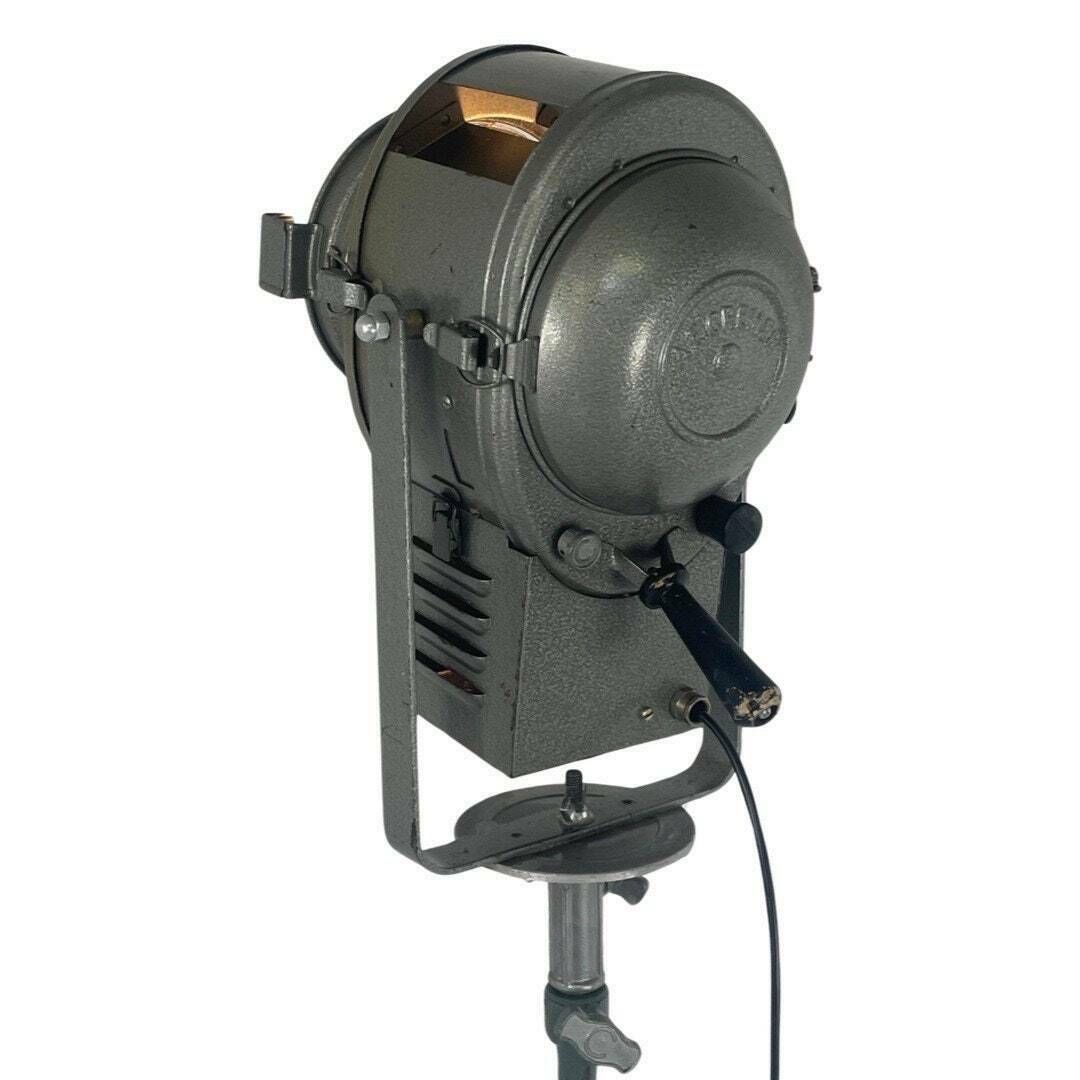 A.E. Cremer   1950's   Studio Lamp / Spotlight   Green   On Original Metal Tripod   Fully Original And Rewired   Made In France photo buy