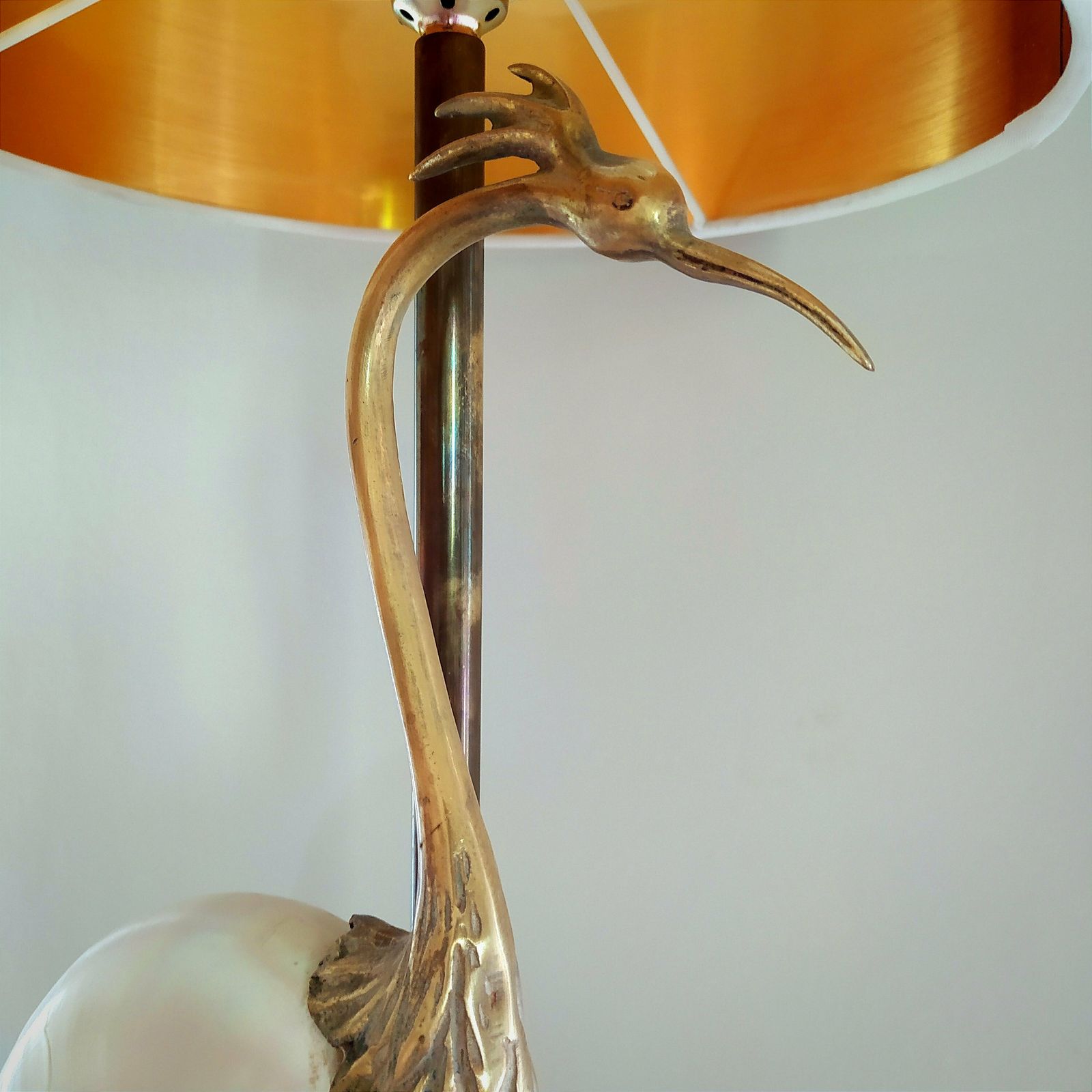 photo furniture Nautilus Seashell Table Lamp., Modernist