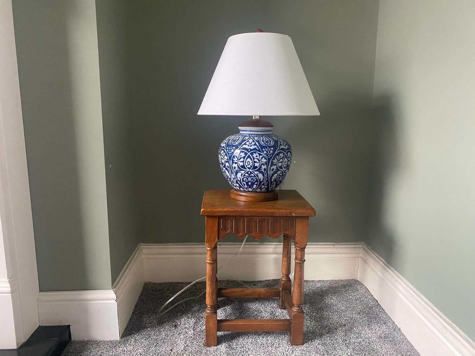 Antique Vintage Plant Stand, Side Table, Coffee Table, Occasional Table