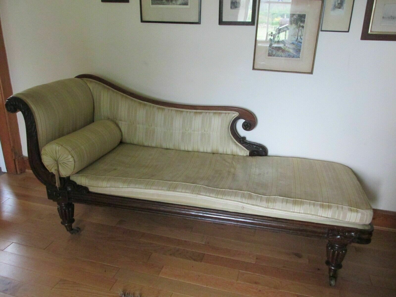 Victorian Rosewood Chaise Longue