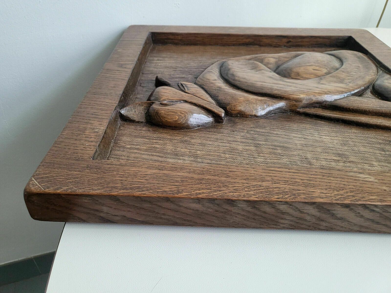 Fox Painting Vintage Carved Wooden Frame 1970 Low Relief Sculpture 70s Retro Fox Painting Vintage Carved Wooden Frame 1970 Low Relief Sculpture 70s Re photo buy