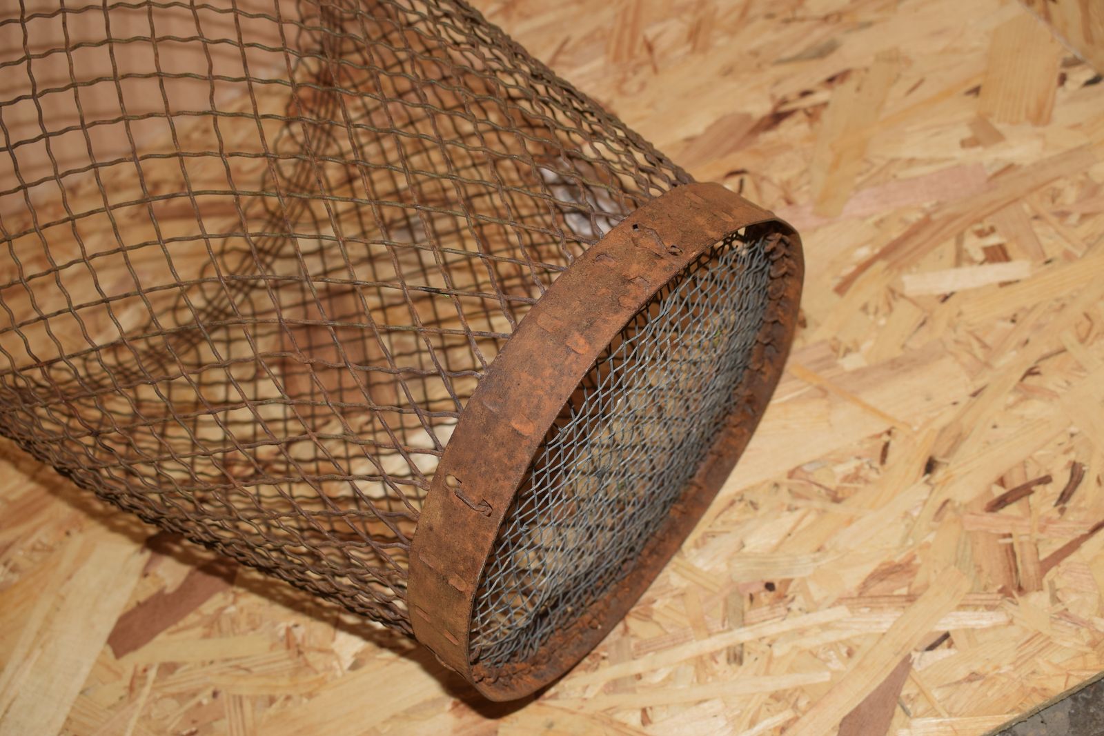 A French Metal Basket From The 1920s photo for sale