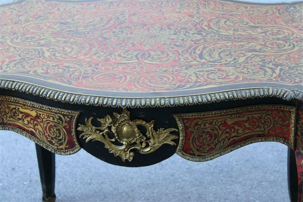 Rare Boulle Desk Of Napoleon III 1860 France André Charles Boulle photo buy