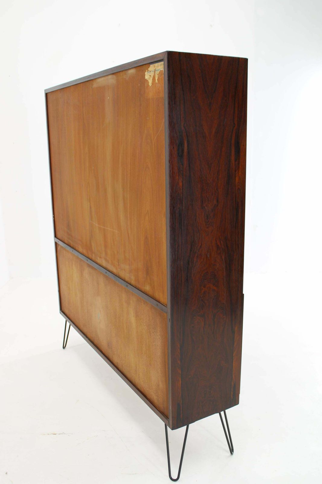 photo vintage 1960s Omann Jun Upcycled Bookcase Cabinet, Denmark