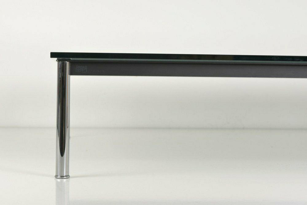 Low Side Table Lc 10 P By Le Corbusier For Cassina, Italy, 1980s photo Furniture