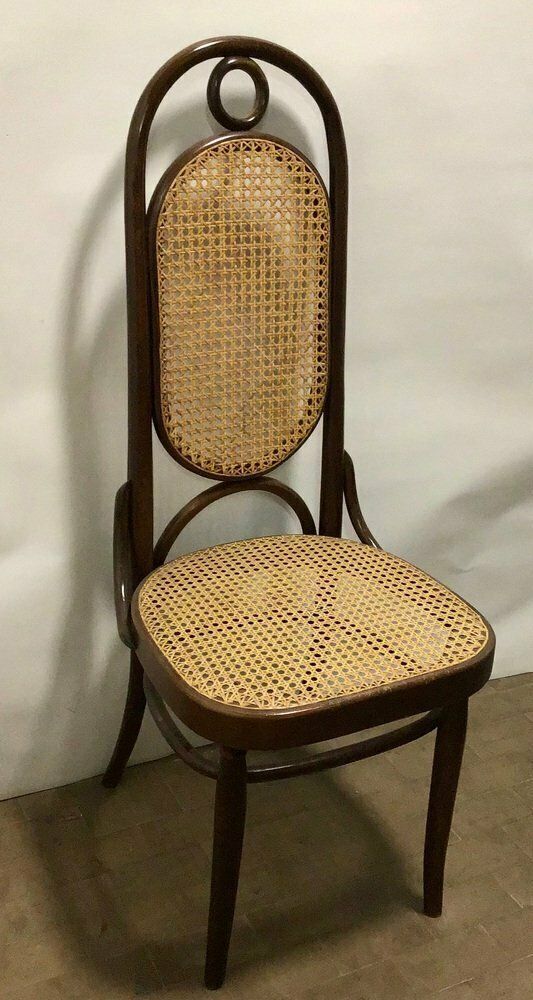 Thonet Chairs Cardinal Model, Sitting And Back In Paglia Di Vienna, Perfect Condition. Creator 	Michael Thonet Manufacturer 	Thonet Design Period 	Be photo vinterior