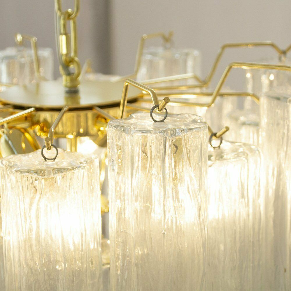 Italian Murano Glass Murano Glass Suspension Lamp, 1990s photo furniture