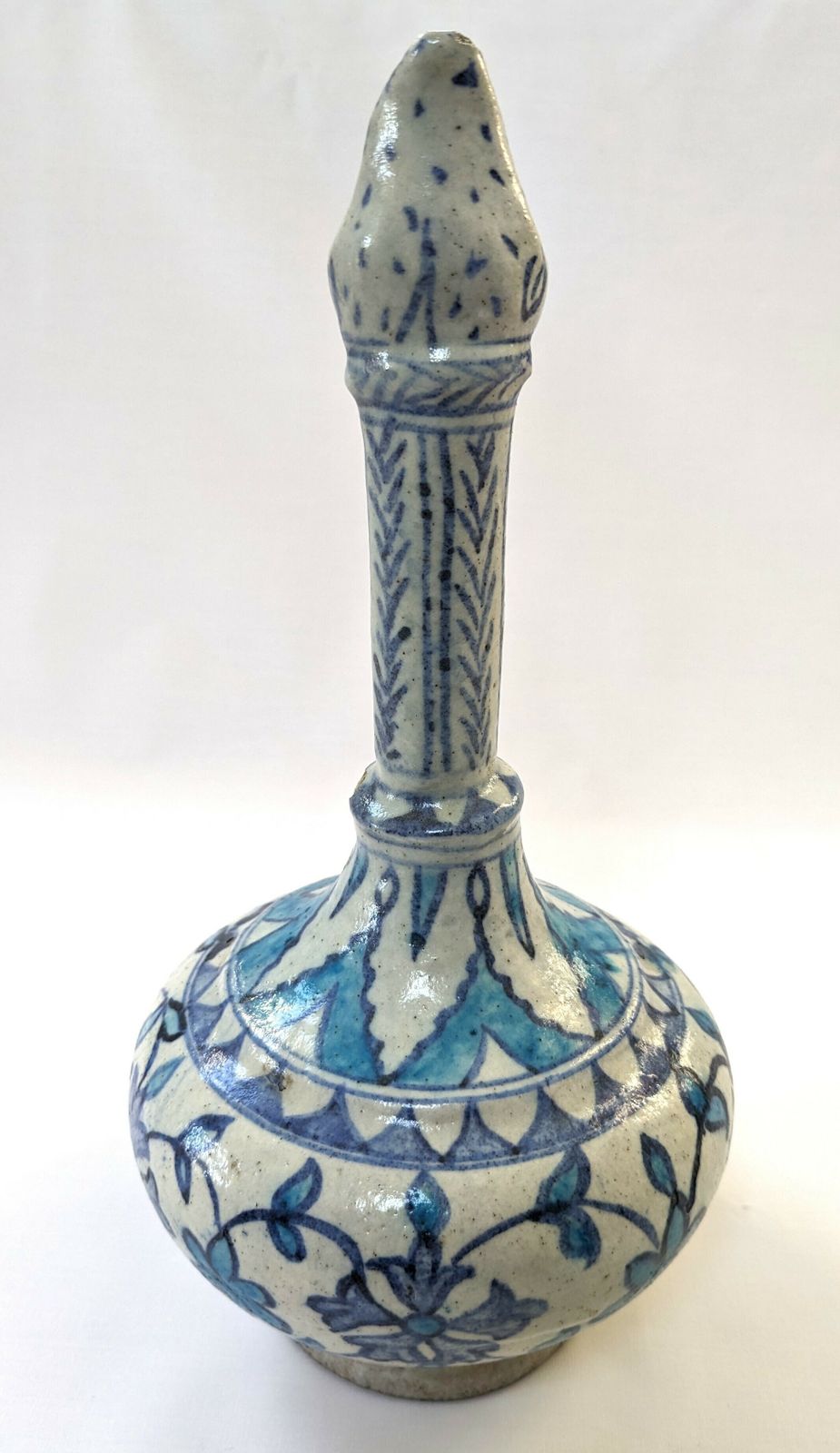Antique Islamic Indian Animal Face Spouted Surahi Vase photo 600.0