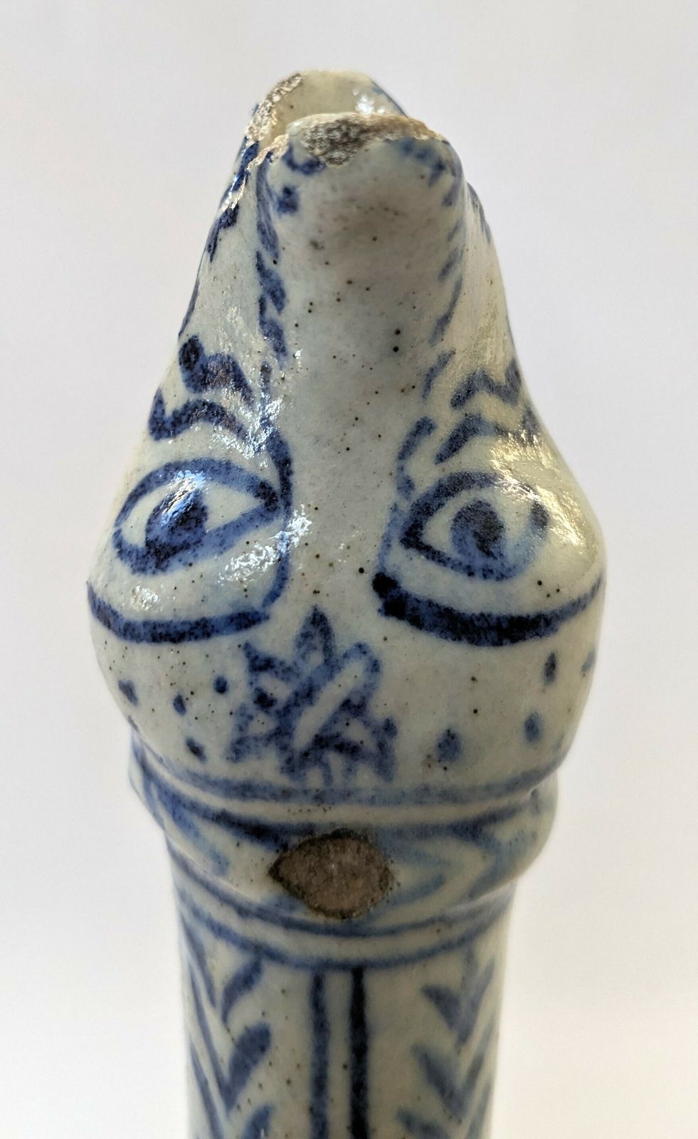photo furniture Antique Islamic Indian Animal Face Spouted Surahi Vase