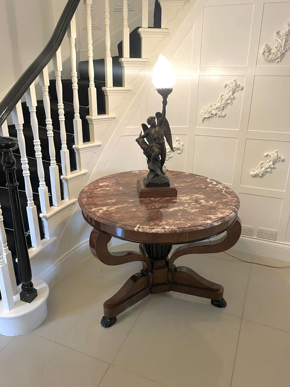 Outstanding Quality Antique French 19th Century Marble Top Centre Table photo furniture