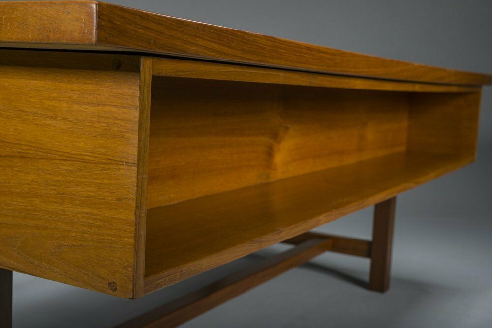 Freestanding Swedish Architect's Teak Desk, 1960s photo for sale