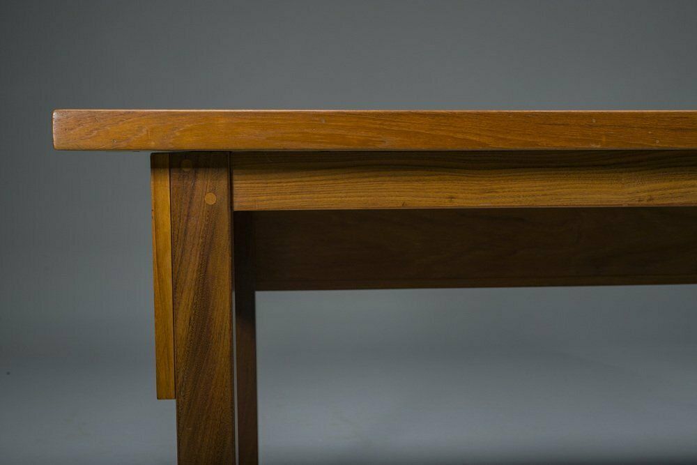 Furniture Freestanding Swedish Architect's Teak Desk, 1960s photo