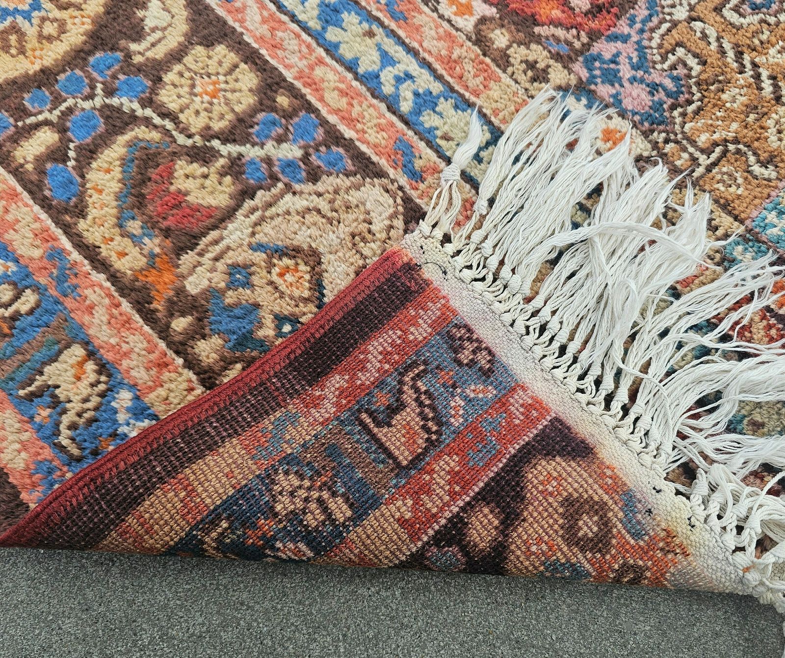 photo furniture Vintage Western Anatolian Silk Prayer Rug // Made In Turkey In 1930s