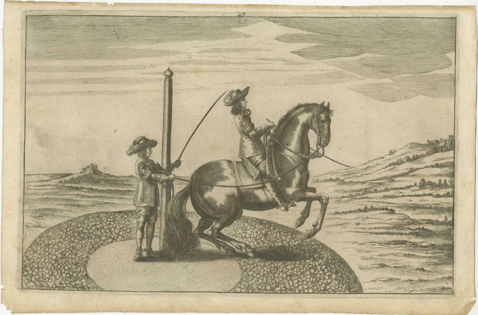 Set Of 10 Antique Horse Riding Prints photo buy