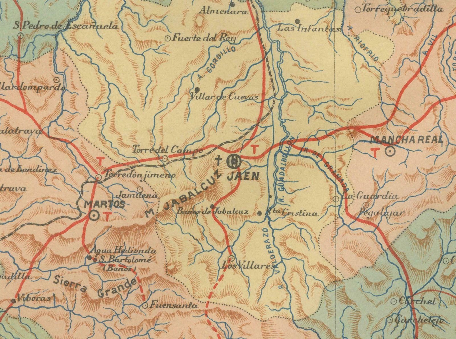 Jaén 1902: A Cartographic Depiction Of Andalusia's Olive Heartland photo furniture