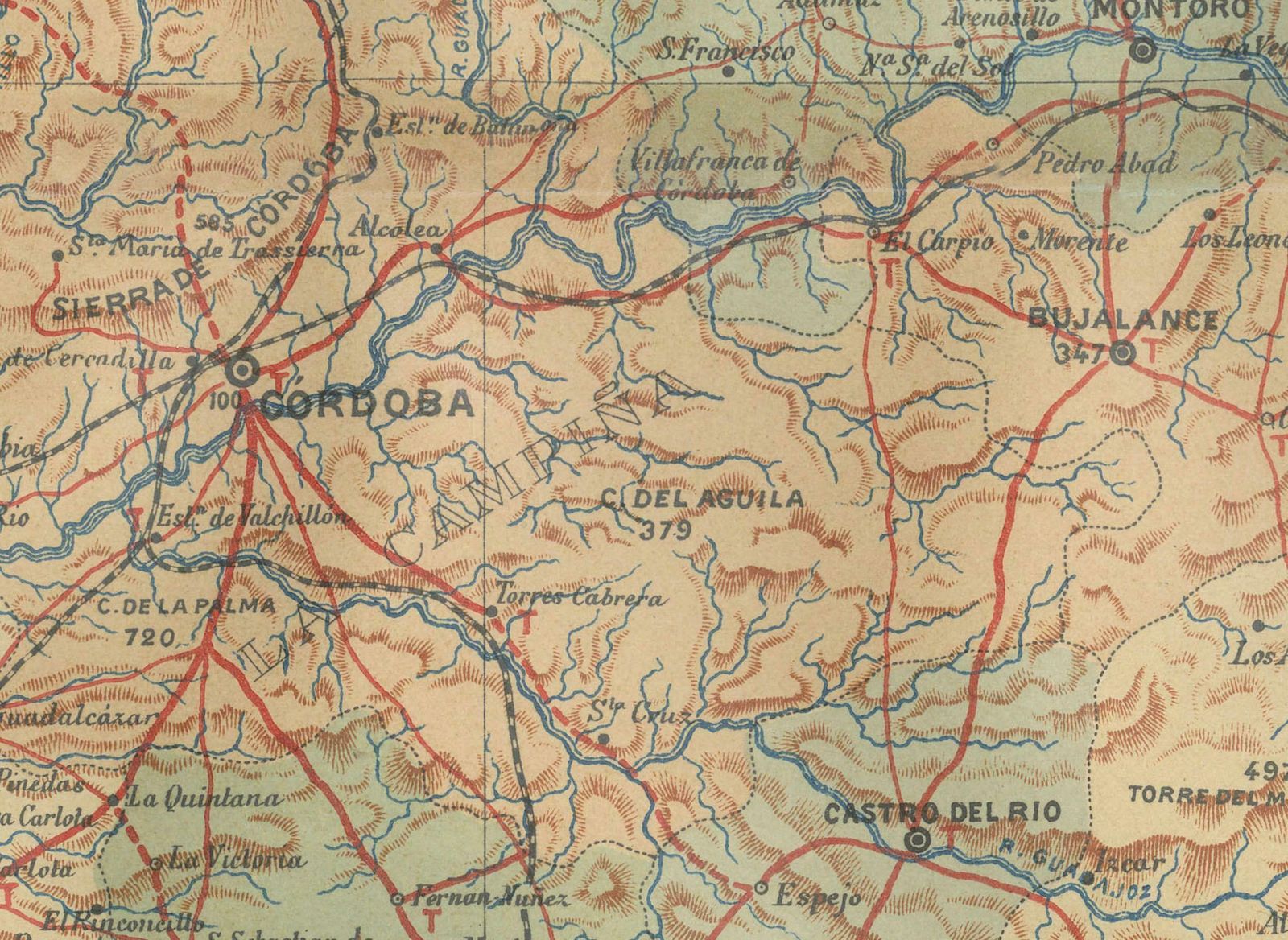 Córdoba 1901: A Cartographic Journey Through Andalusia’s Heartland In Spain photo for sale
