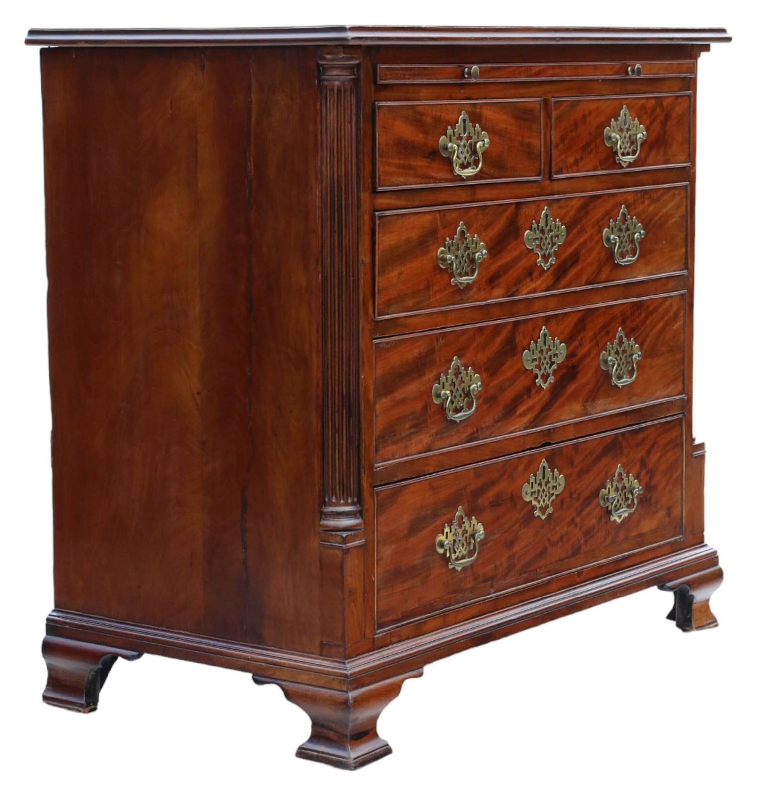 Antique Fine Quality Georgian Late 18th Century Mahogany Batchelor's Chest Of Drawers photo for sale