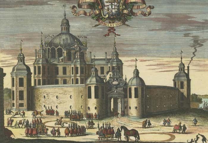 Baroque Majesty: A Vibrant Assembly At Svartsjö Castle In Sweden, 1693 photo buy
