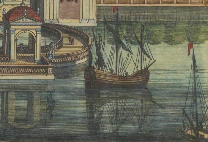 A Dahlberg View In Sweden From 'Suecia Antiqua Et Hodierna', 1693 photo furniture