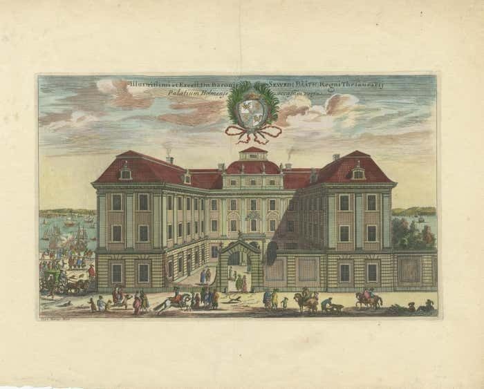 The Bååtska Palatset: A Stockholm Treasure By Dahlbergh, 1707 photo furniture