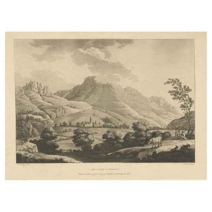 The Valley Of Inspruck: An 18th Century Engraved Perspective, 1792