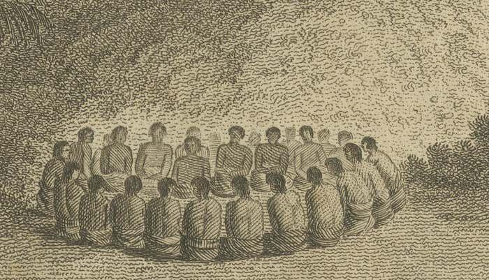 Royal Celebration In Tongatapu: The Natche Ceremony Engraved In Circa 1785 photo Art