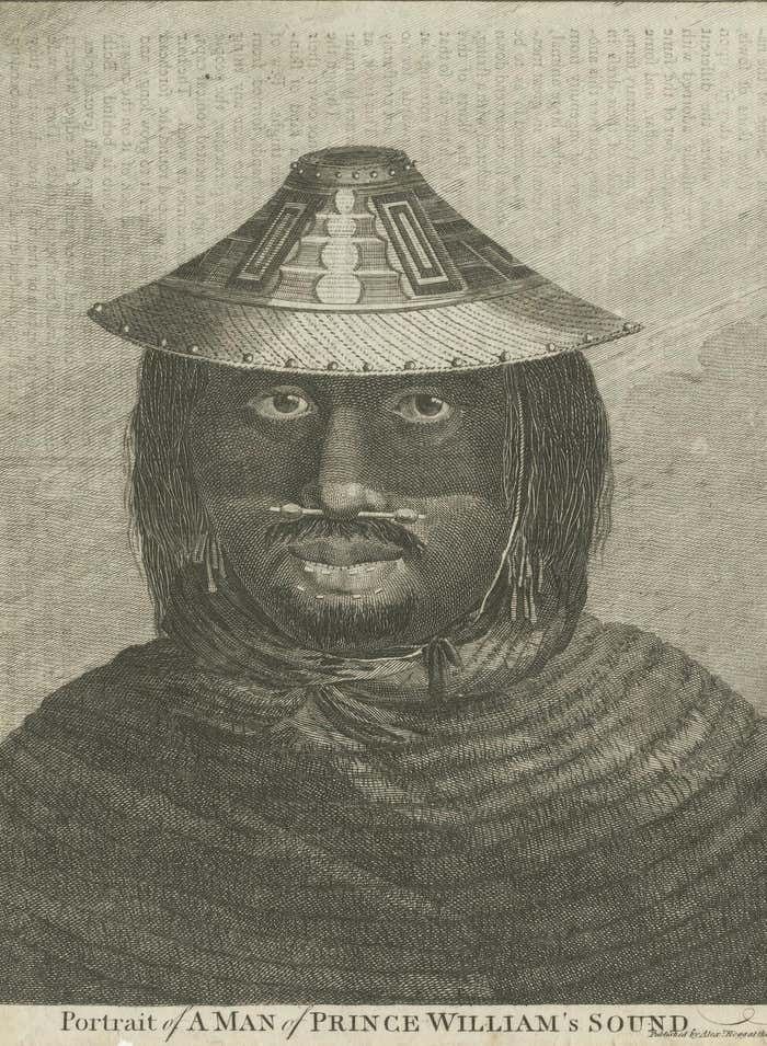 Portraits Of Indigenous Alaskans From Prince William Sound, Published In Ca.1785 photo vinterior