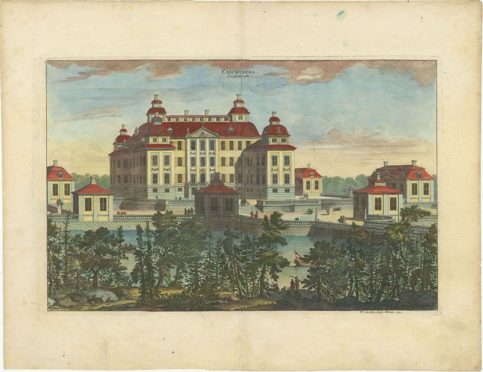 Baroque Splendor: Ericsberg Castle In Swidde's Suecia Antiqua Et Hodierna, 1690 photo furniture