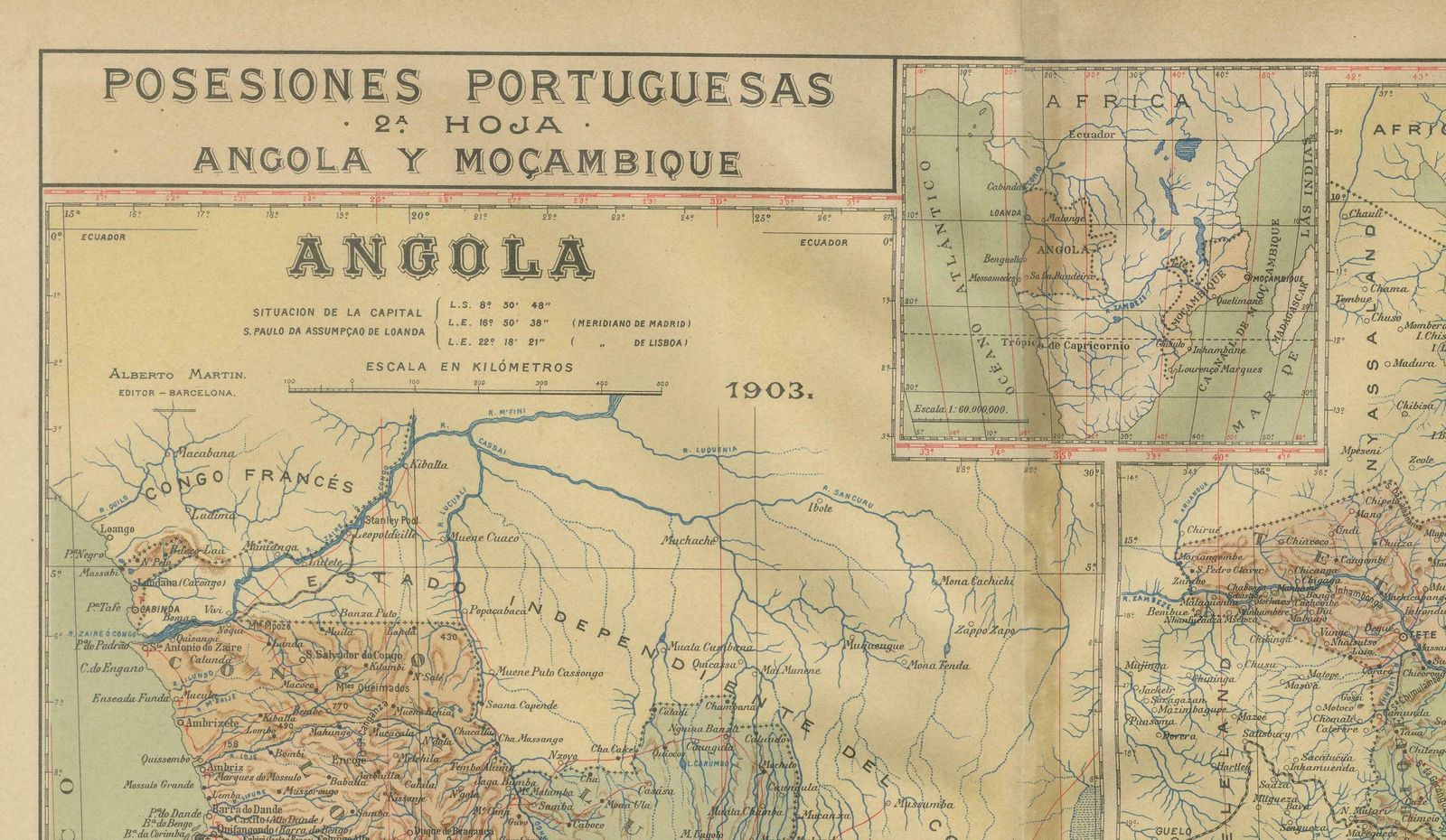 Colonial Crossroads: Angola And Mozambique In 1903 photo 348.0