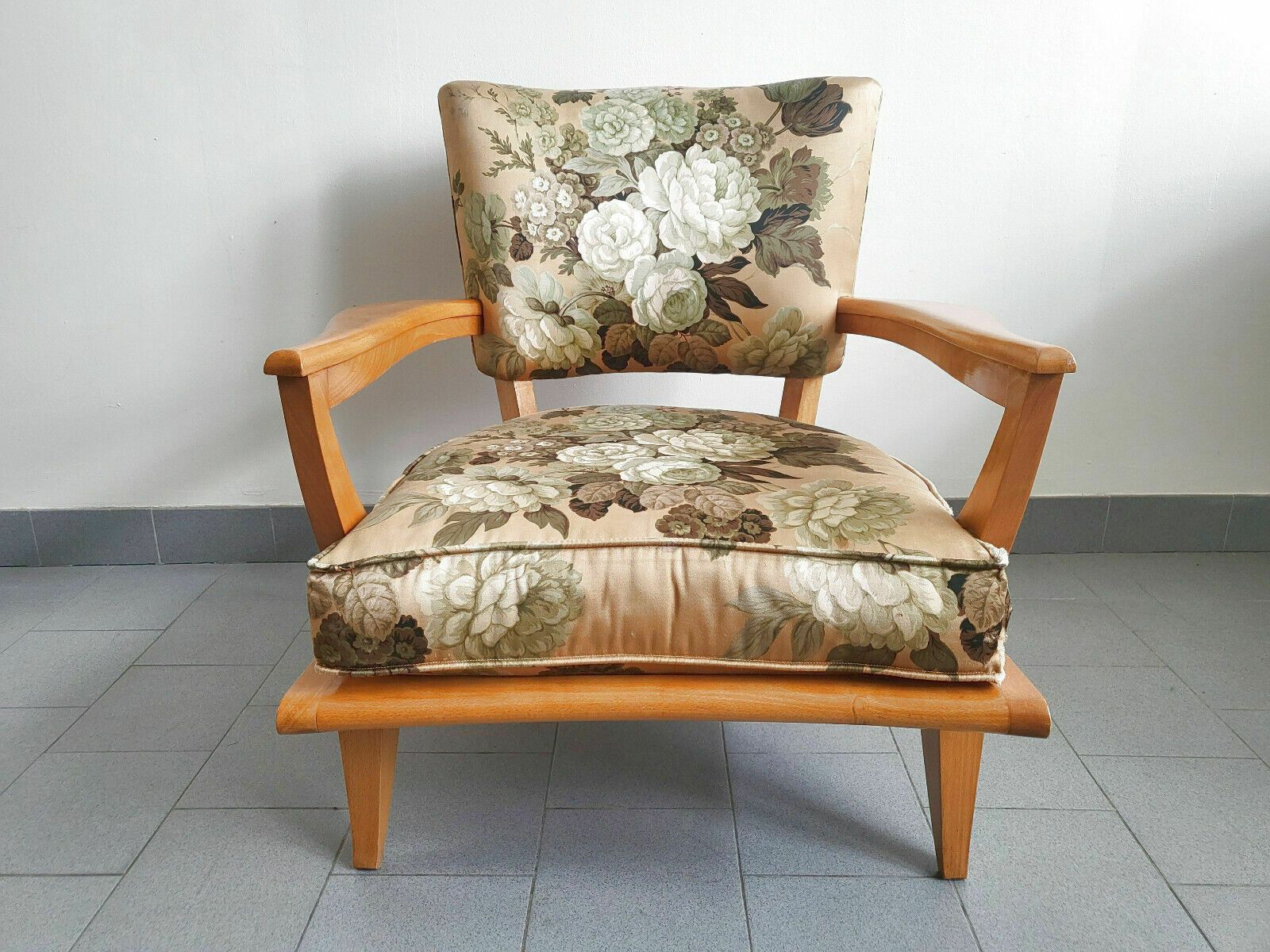 Fauteuil Vintage 1950 Sk40 Ou Sk250 Etienne Henri Martin Pour Steiner 50s 1950s photo for sale