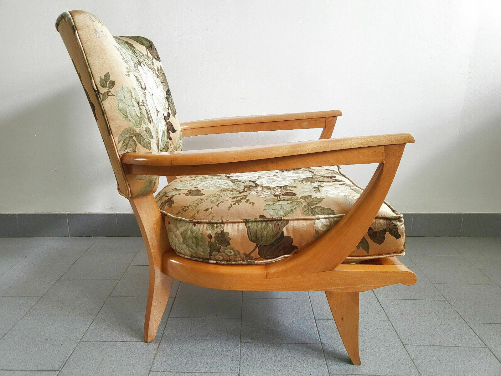 Fauteuil Vintage 1950 Sk40 Ou Sk250 Etienne Henri Martin Pour Steiner 50s 1950s photo Furniture