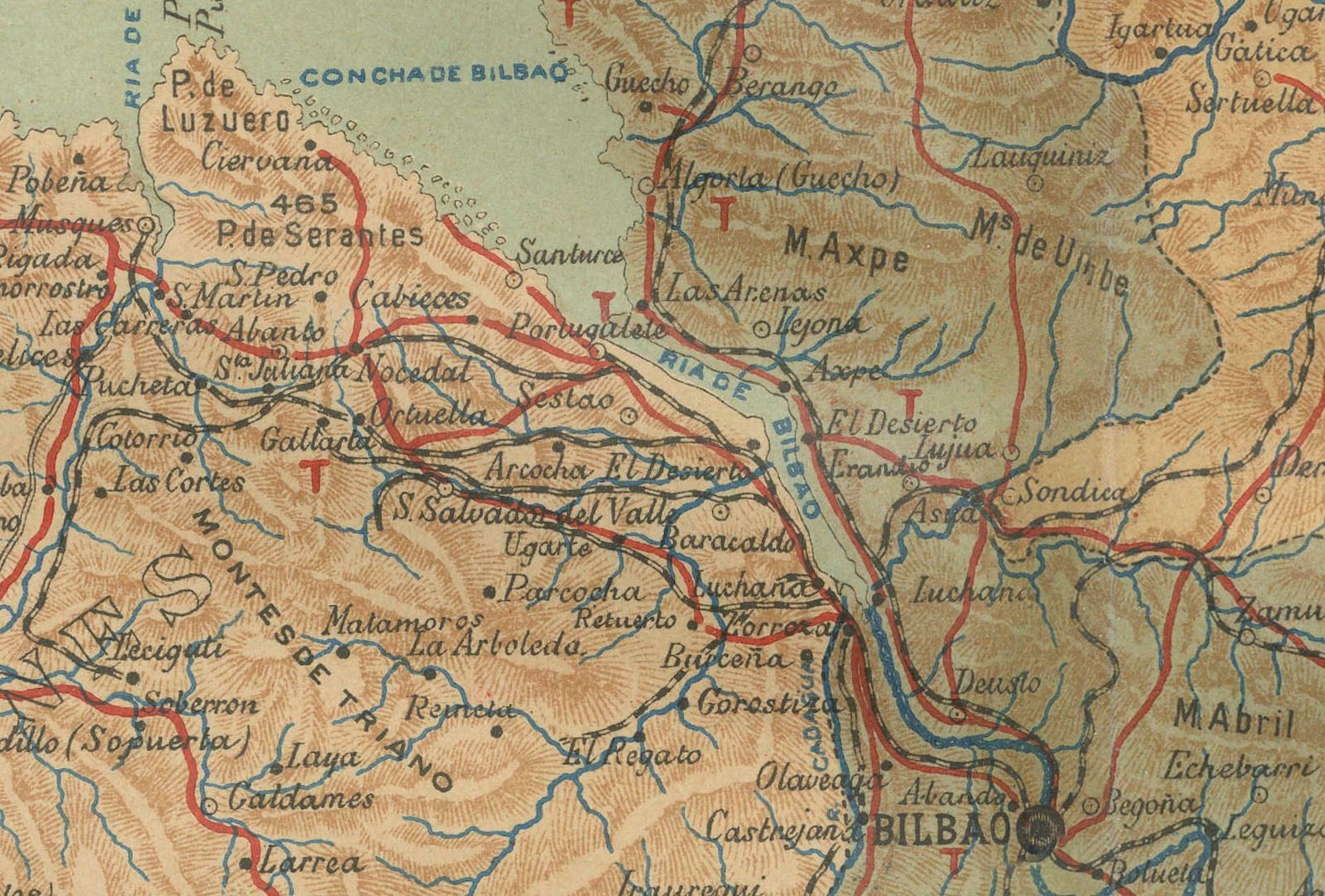 Cartographic Heritage: The 1901 Map Of The Vizcaya Province In Spain photo Art