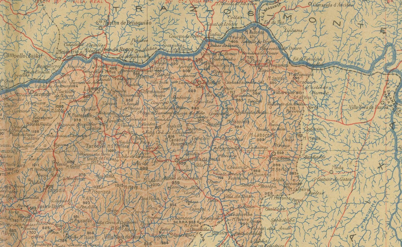 Beira Alta: A Cartographic Journey Through Portugal's Heartland In 1903 photo for sale