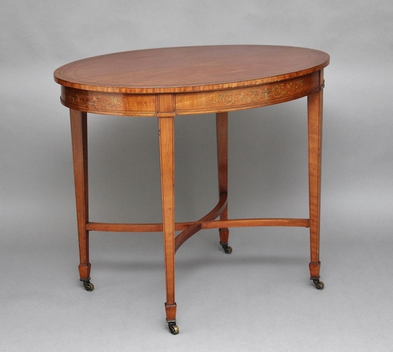19th Century Satinwood Center Table photo for sale