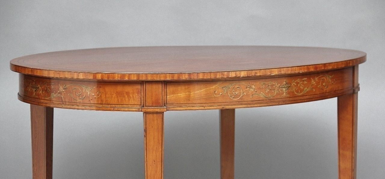 19th Century Satinwood Center Table photo vinterior
