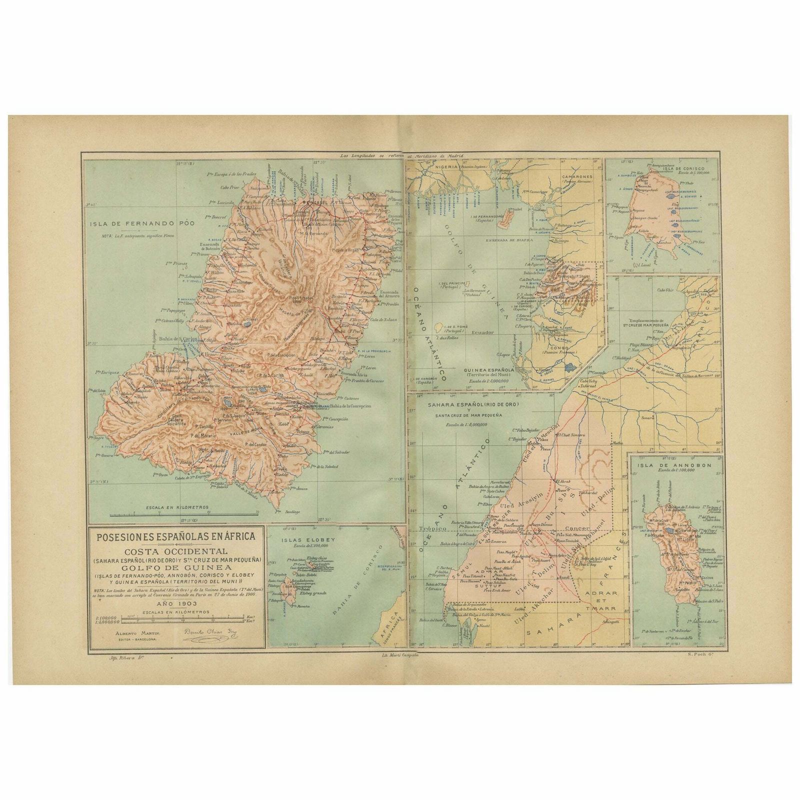 Echoes Of Empire: Spanish Territories In West Africa, 1903