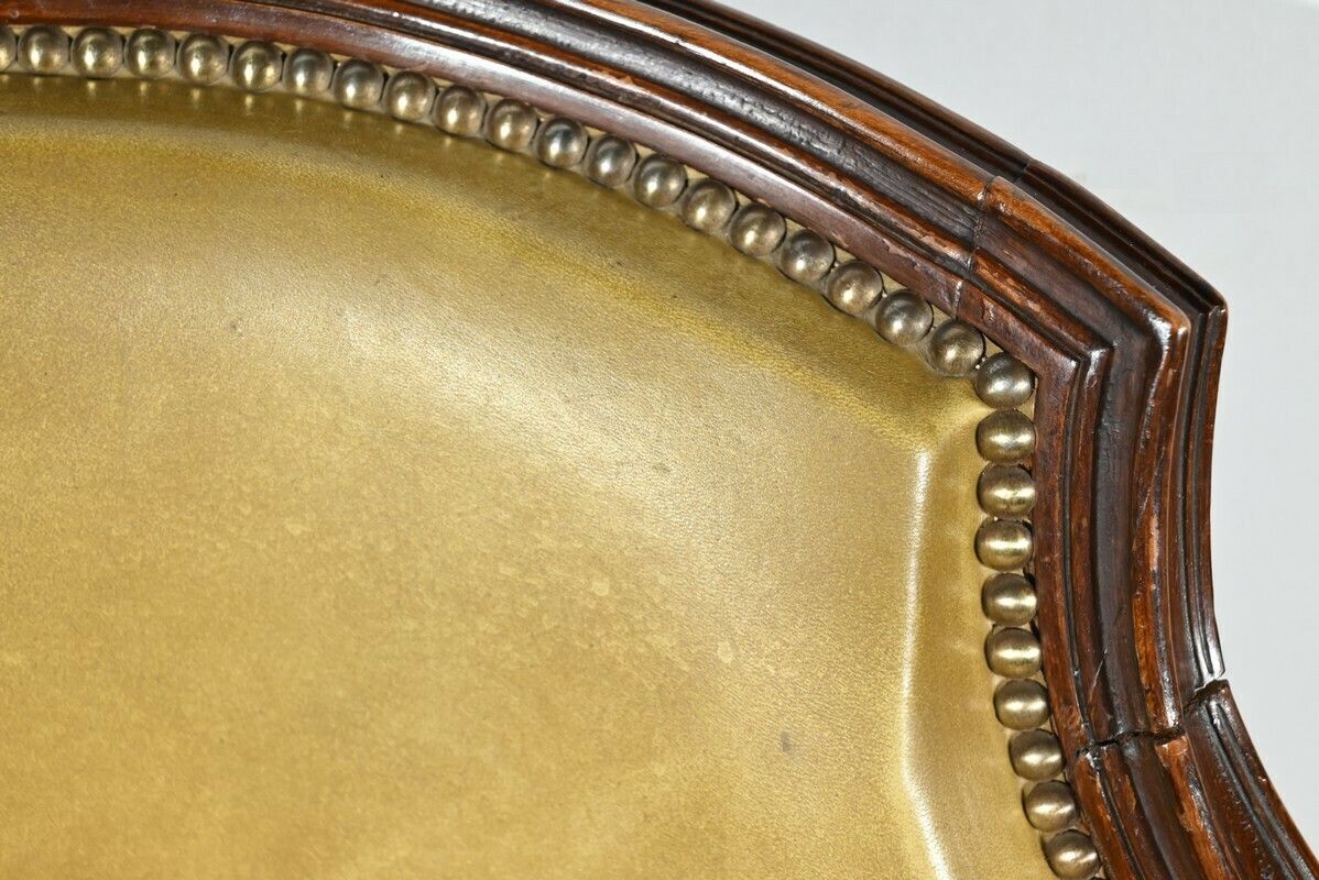 photo vinterior Beech Swivel Office Armchair, Louis XVI Style – Late 19th Century