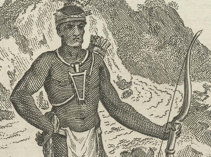 Engraved Representations Of North American Tribes Around The Mississippi, 1787 photo vinterior