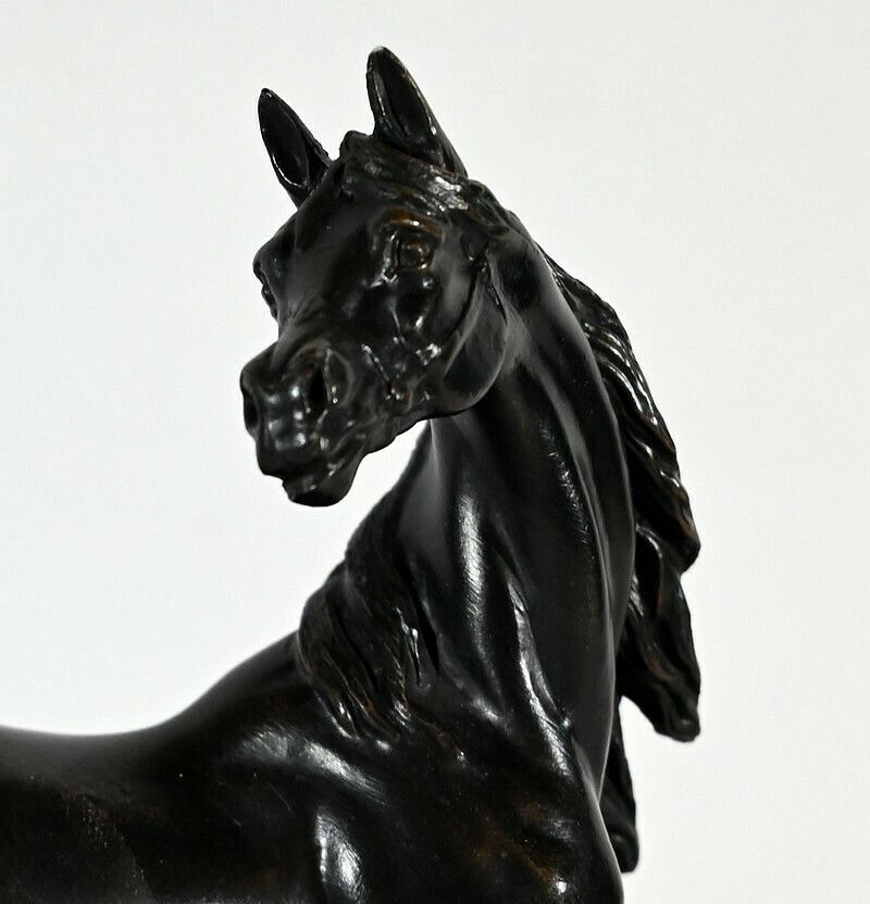 Horse In Regulates On Wooden Base – Early 20th Century photo buy