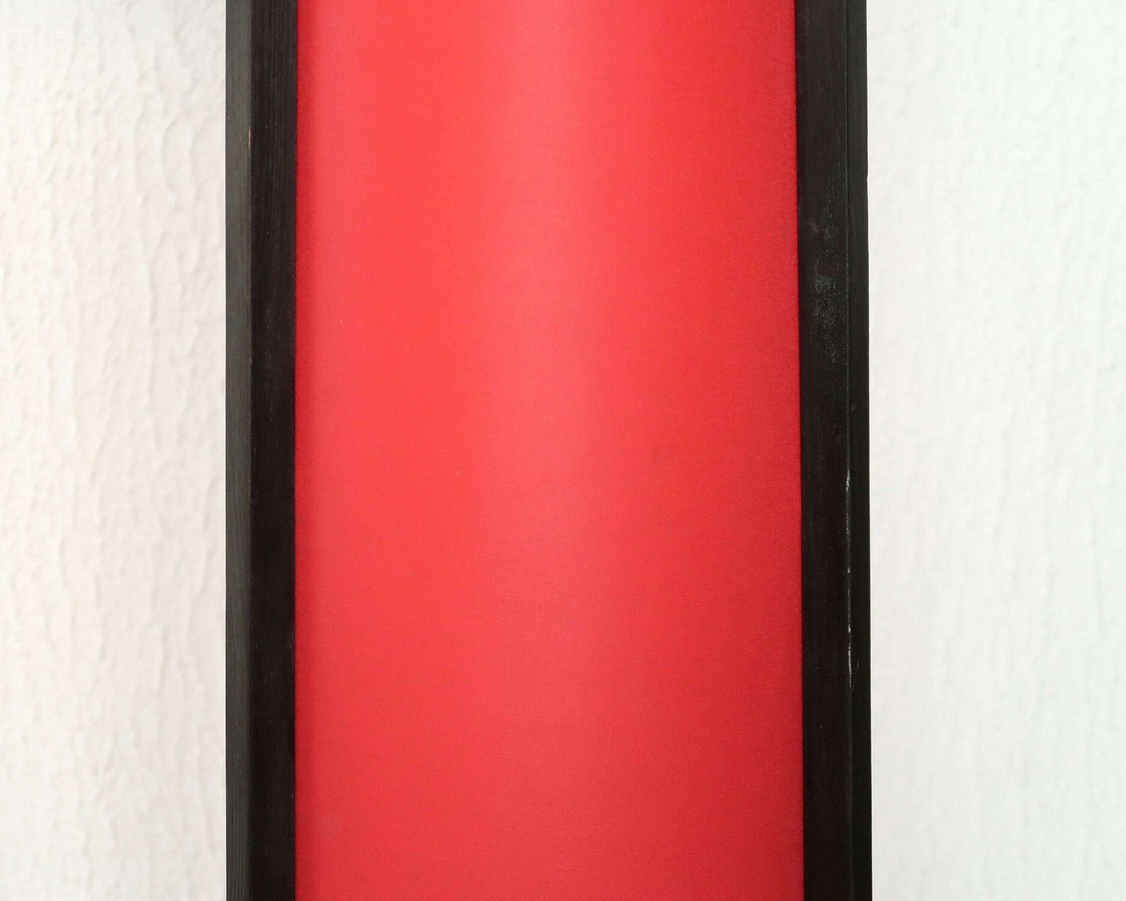 Franse Driepoot Raketstaande Lamp, Rood En Zwart Hout, Vintage / Mid Century Modern Stijl photo 321.0