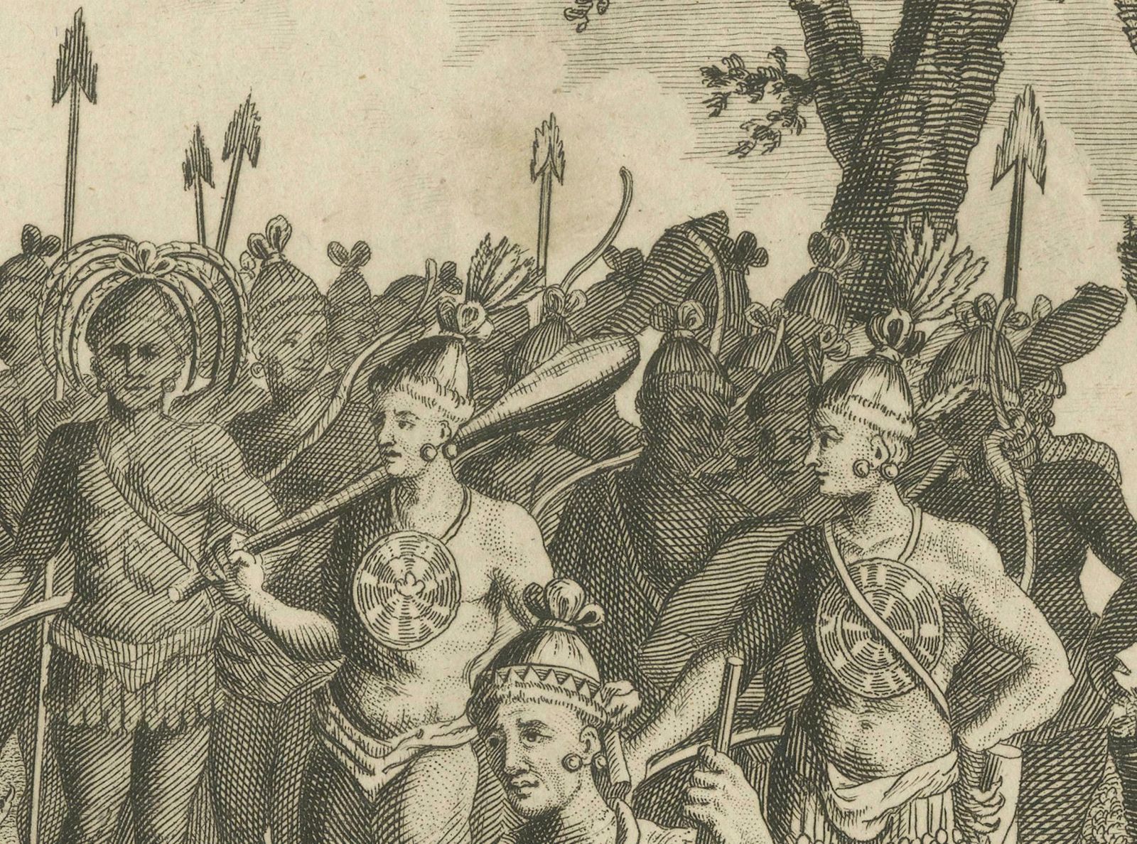 Pre Battle Rituals: The King Of Florida And His Magician, Ca.1780 photo Art