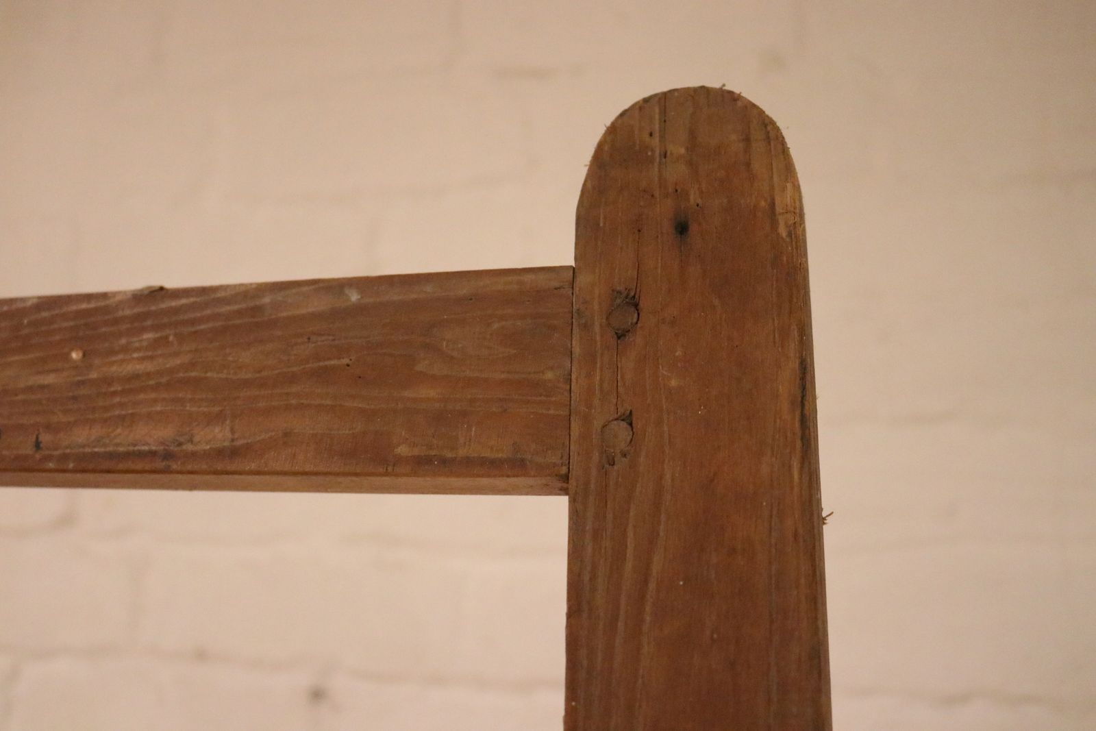 Huge Antique Painting Studio Easel / Rounded Top / Solid Wood photo 100.0
