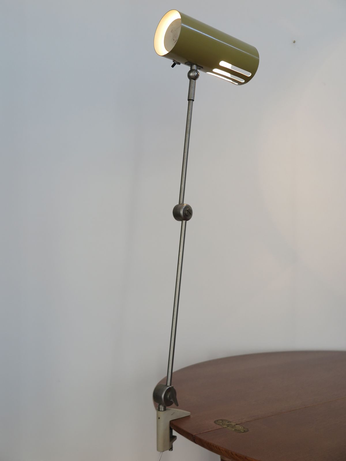Italian Stilnovo Metal Clamp Lamp 1950s photo buy