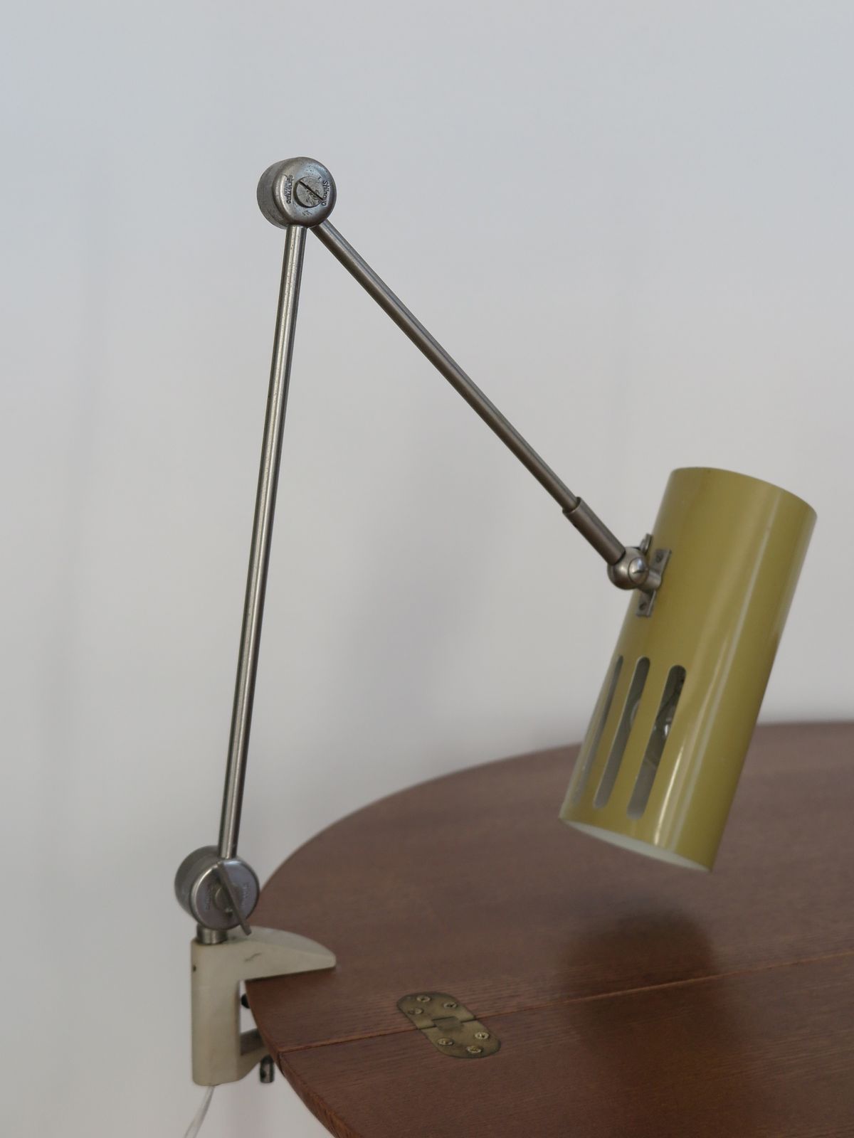 2100.0 Italian Stilnovo Metal Clamp Lamp 1950s photo