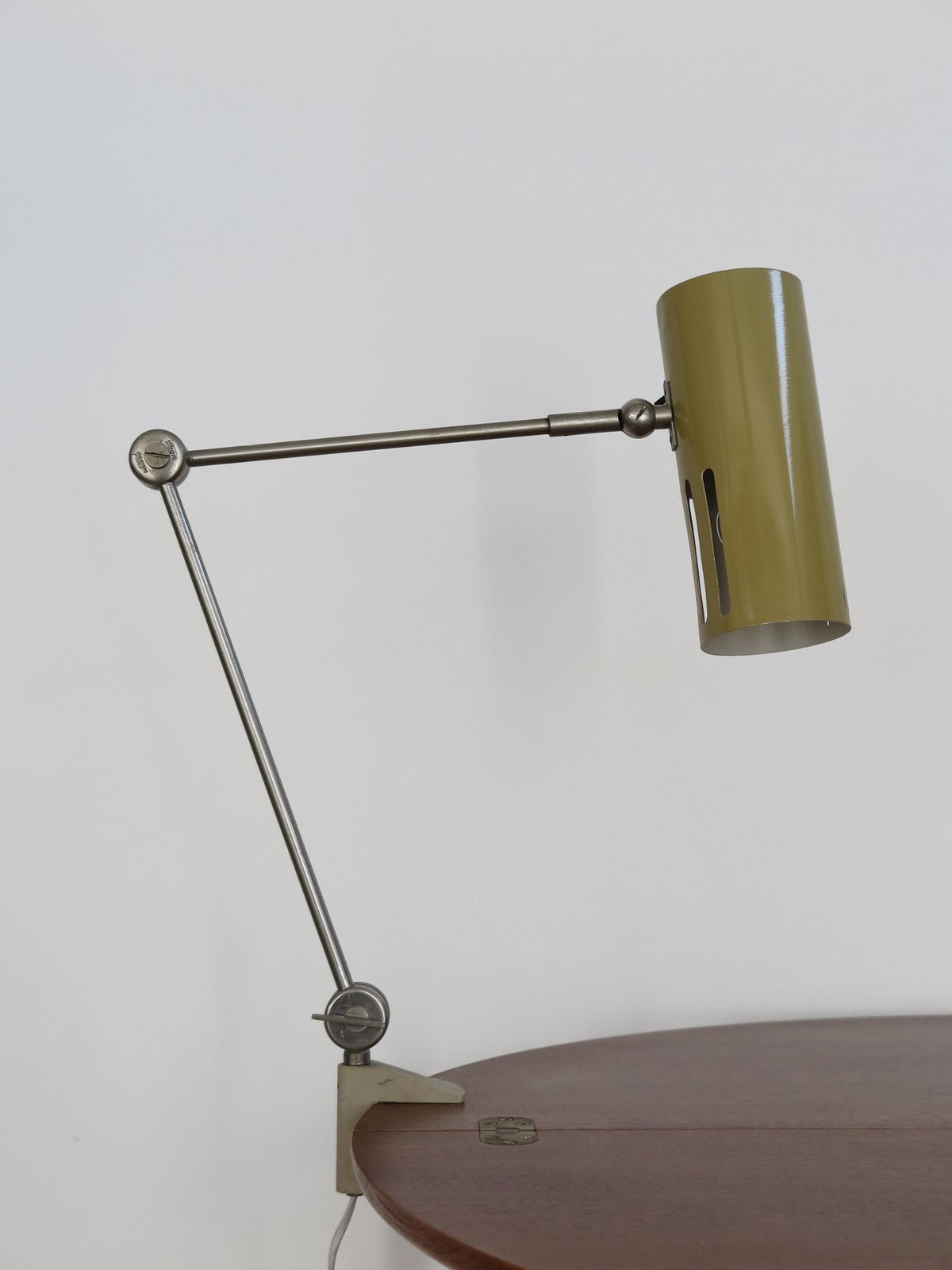 Lighting Italian Stilnovo Metal Clamp Lamp 1950s photo