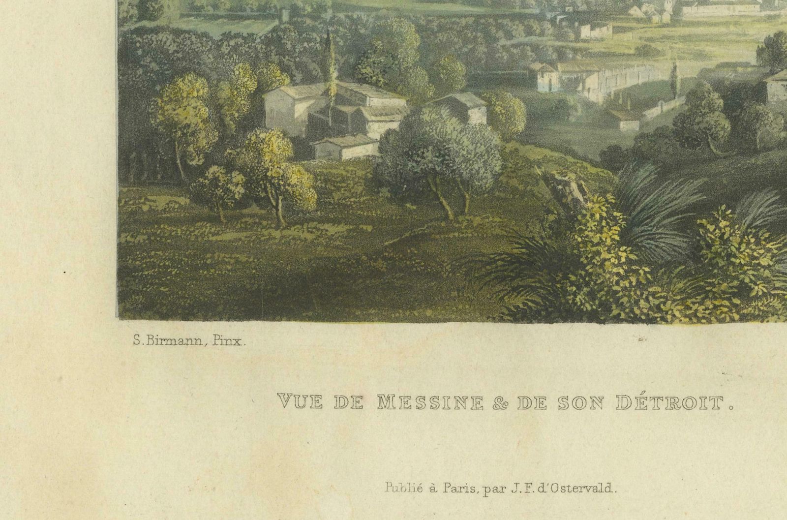 Serene Vista Of Messina And Its Strait: An Engraved Jewel, Circa 1800 photo Art