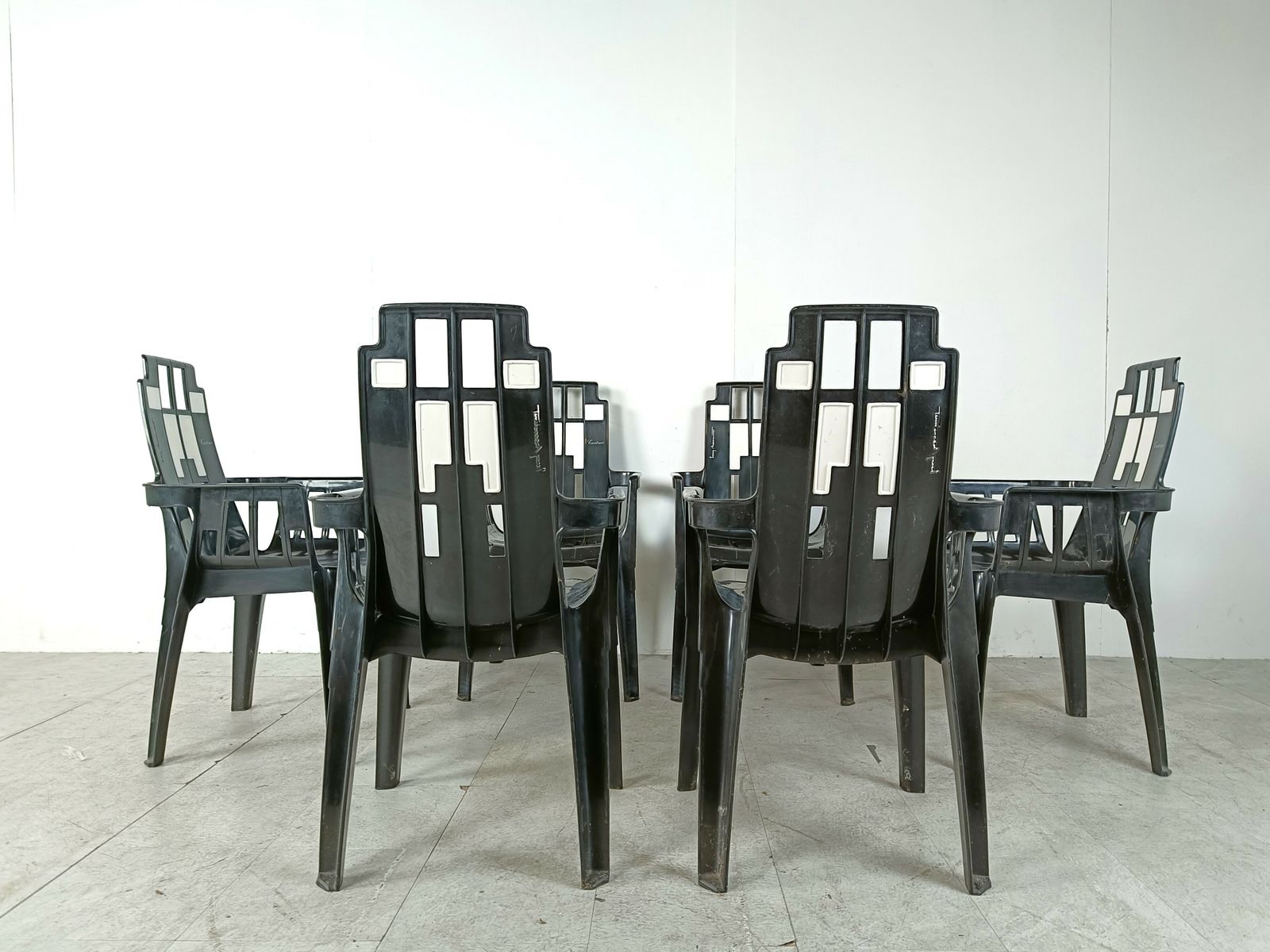 Boston Chairs By Pierre Paulin For Henry Massonnet, 1988, Set Of 6 photo 850.0