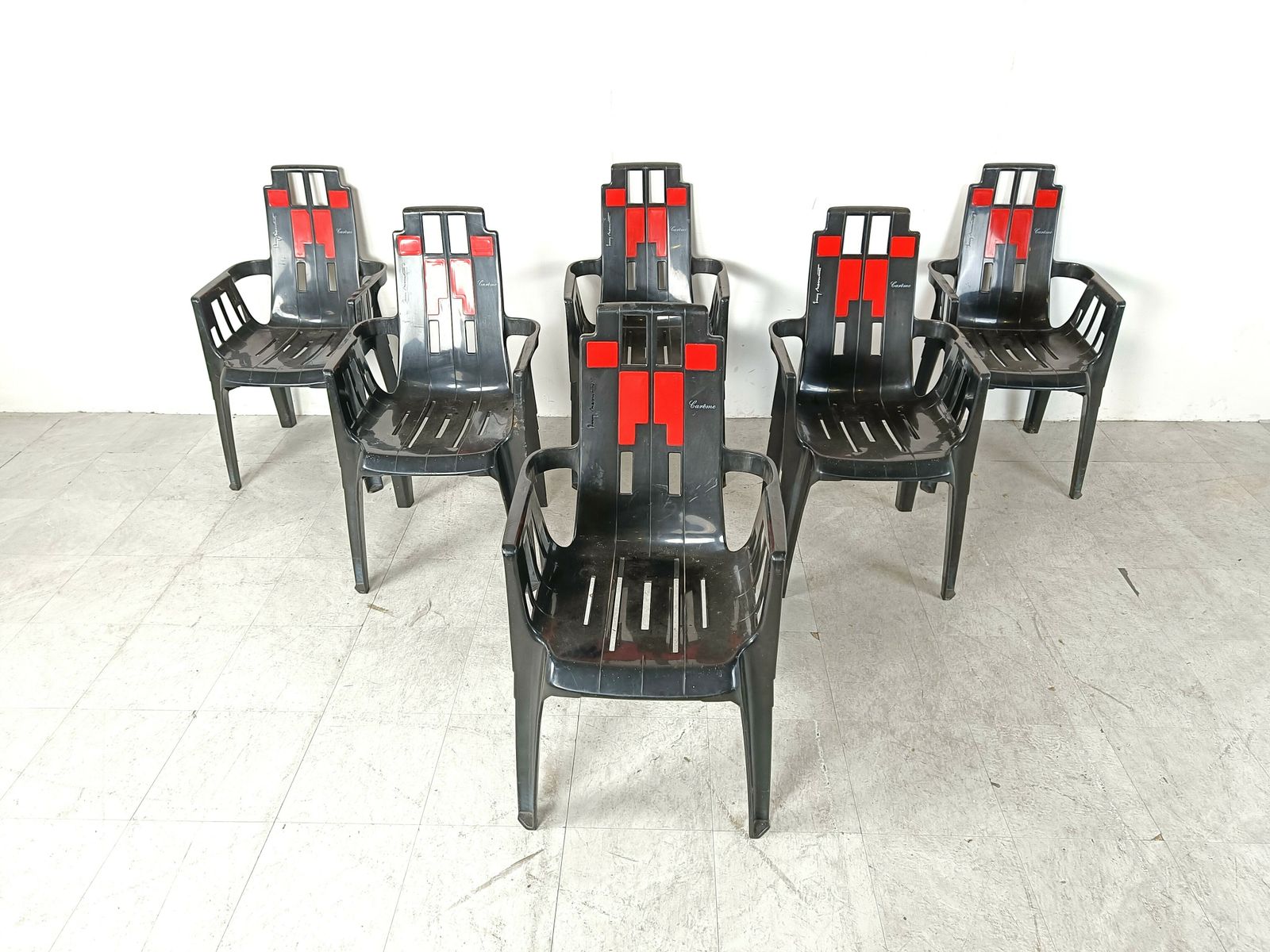 Boston Chairs By Pierre Paulin For Henry Massonnet, 1988, Set Of 6 photo Furniture
