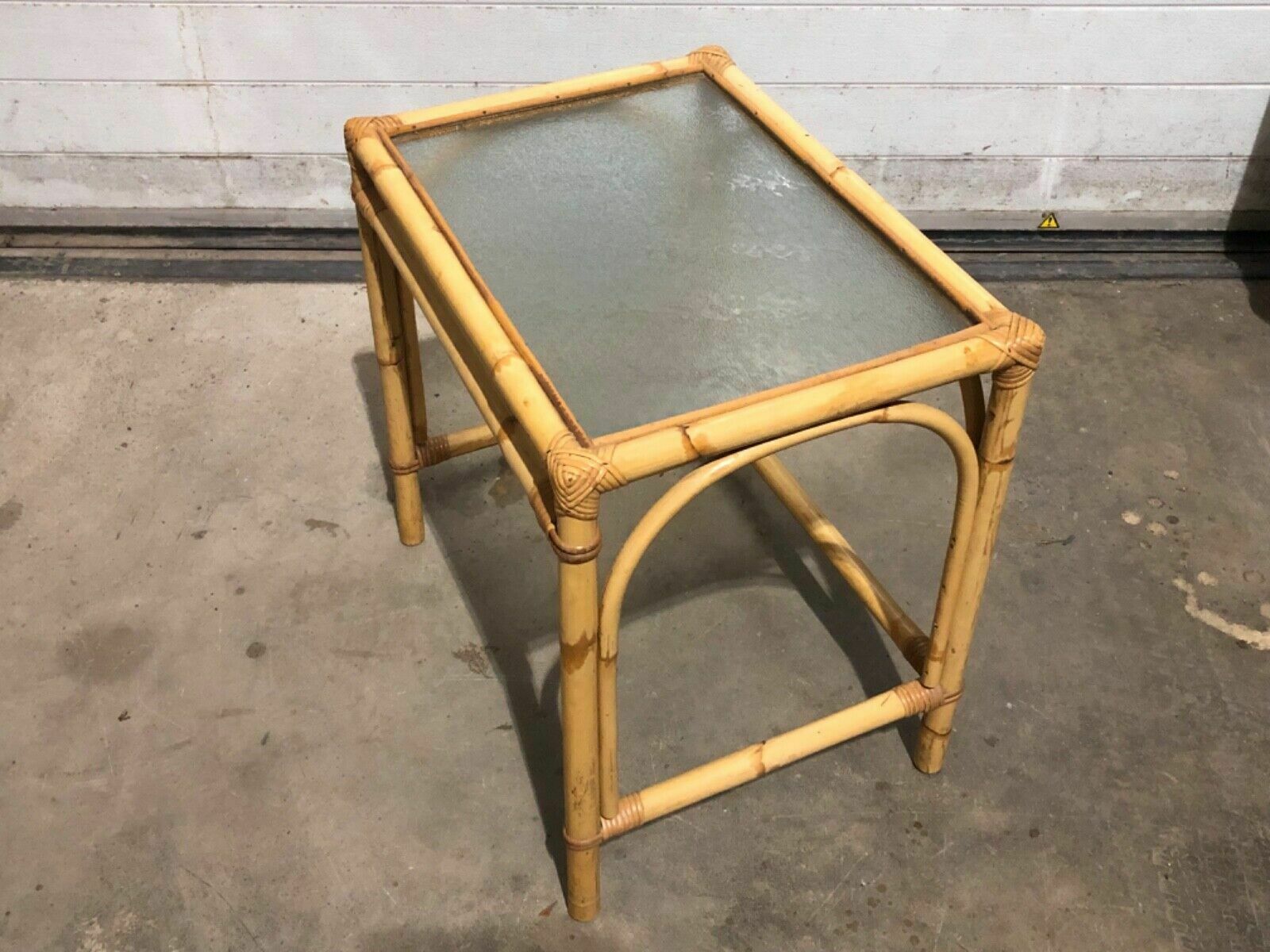 Large Nest Of Vintage Bamboo Tables / Coffee Tables photo for sale