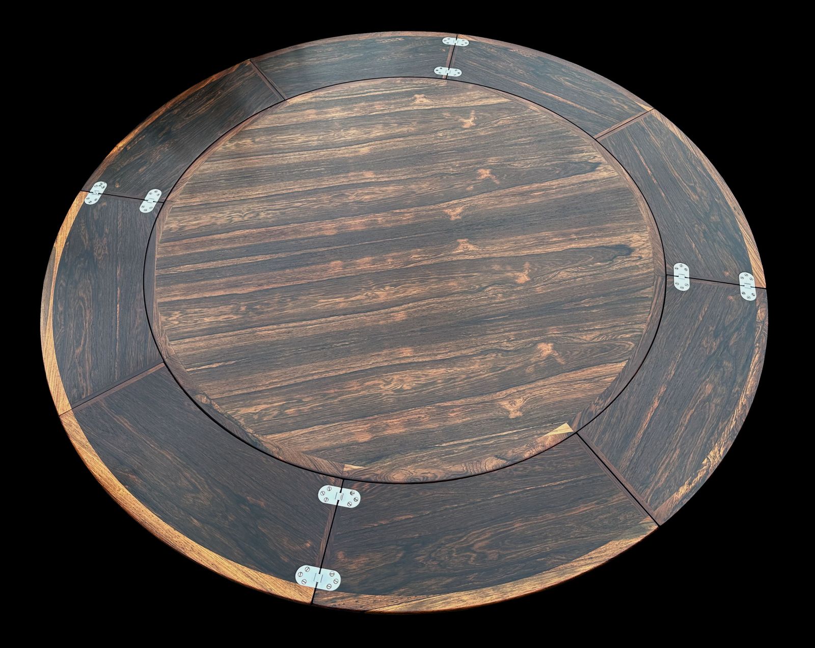Santos Rosewood Flip Flap Or Lotus Dining Table By Dyrlund photo for sale